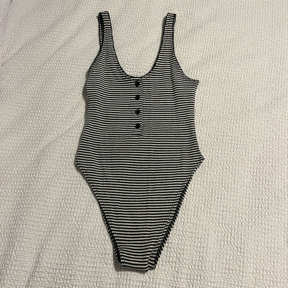 XS Wild fable striped tank top bodysuit